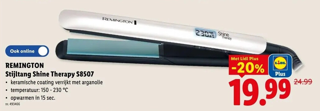 Stijltang Shine Therapy $8507