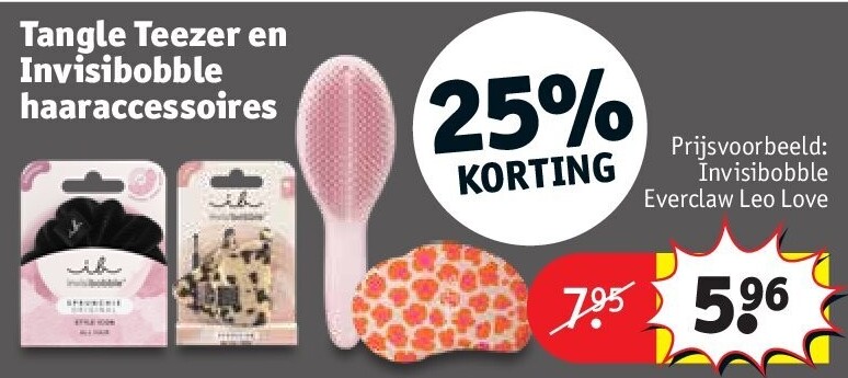 Tangle Teezer en Invisibobble haaraccessoires