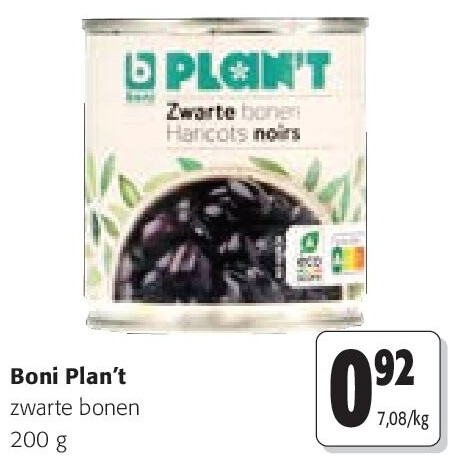 Boni Plan’t zwarte bonen 200 g