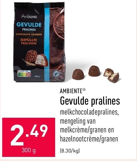 Gevulde pralines