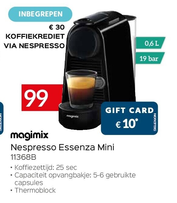 Nespresso Essenza Mini 11368B