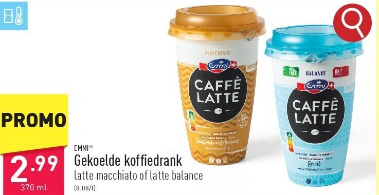 Gekoelde koffiedrank