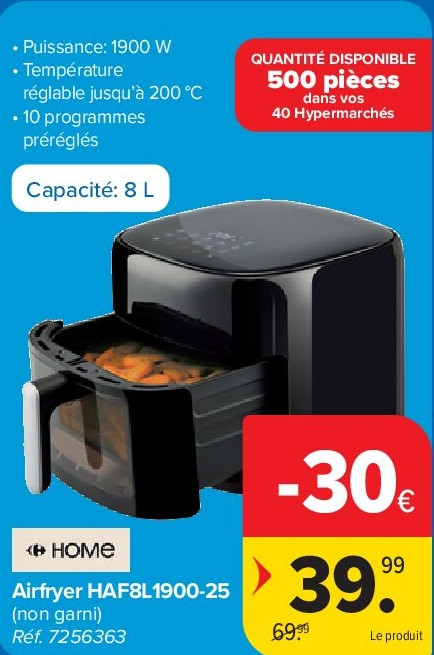 Airfryer HAF8L1900-25