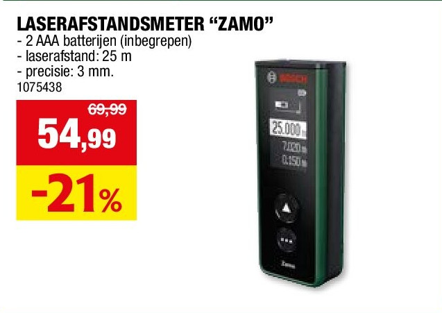 LASERAFSTANDSMETER “ZAMO”