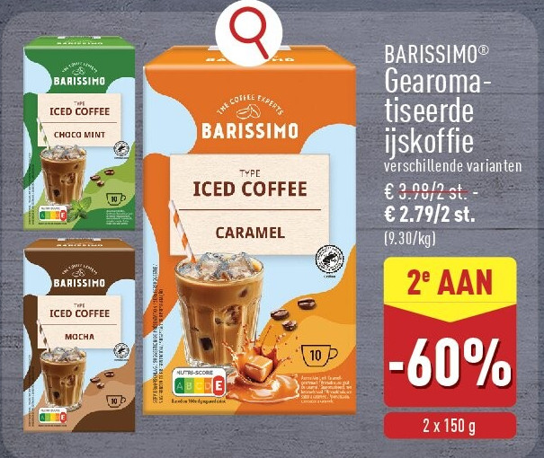 Gearomatiseerde ijskoffie