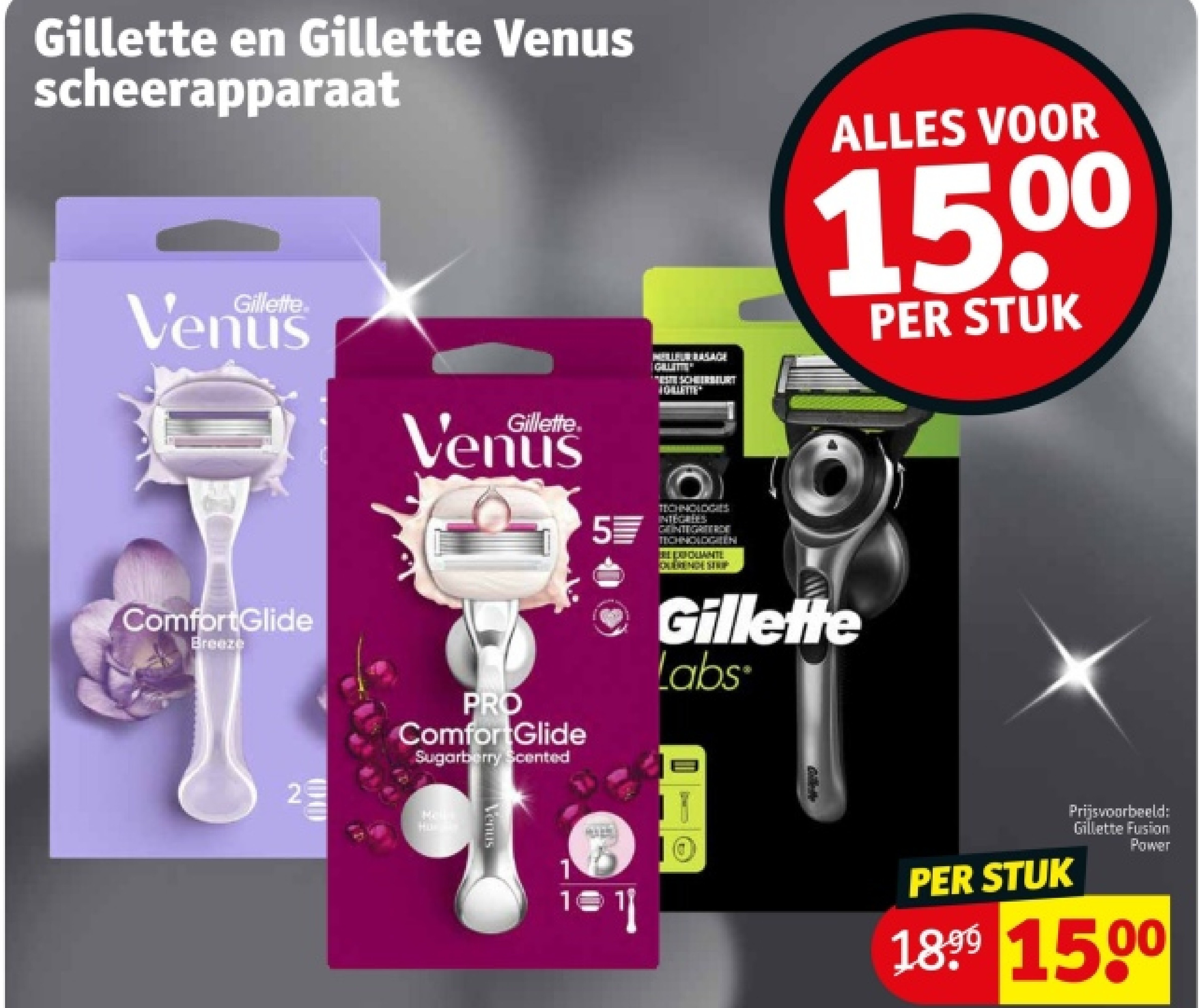 Gillette en Gillette Venus scheerapparaat