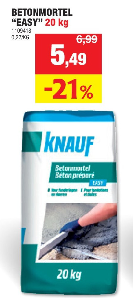 BETONMORTEL “EASY” 20 kg