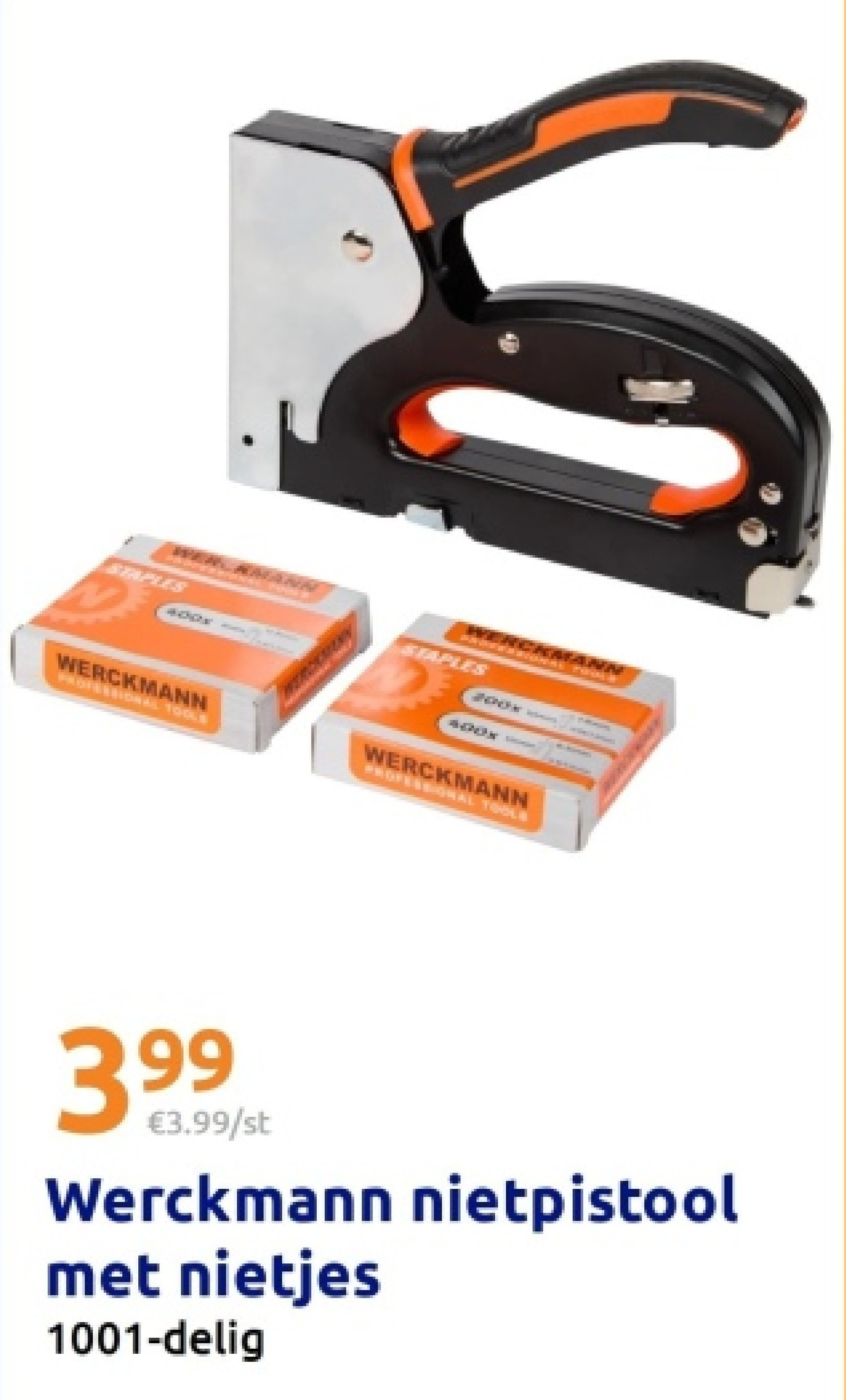 Werckmann nietpistool met nietjes