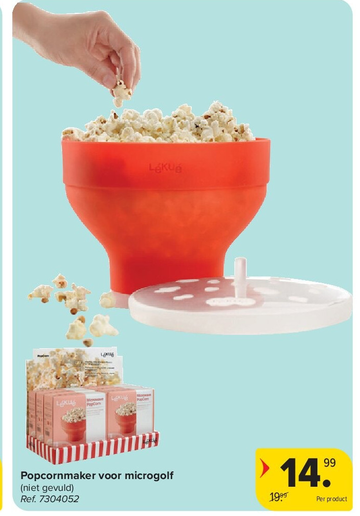 Popcornmaker voor microgolf