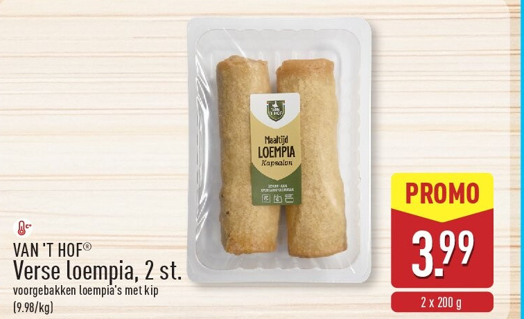 Verse loempia, 2st.