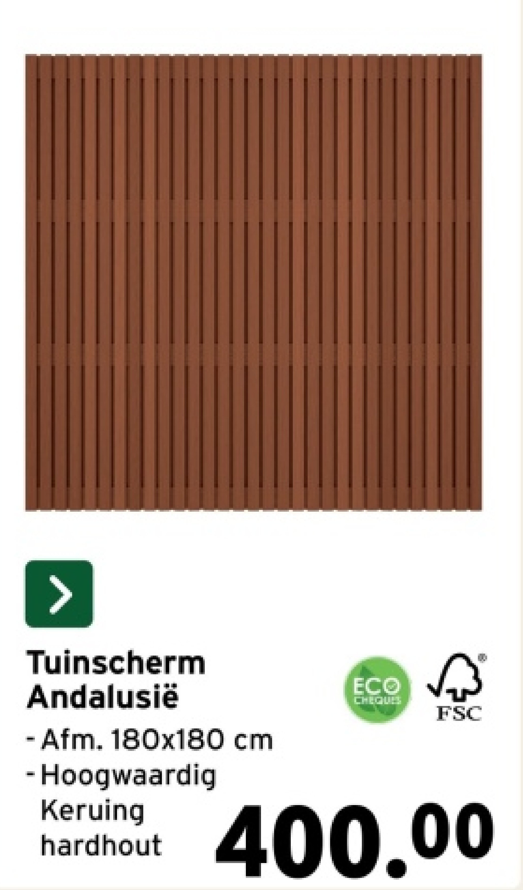 Tuinscherm Andalusië