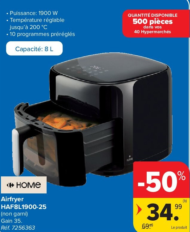 Airfryer HAF8L1900-25