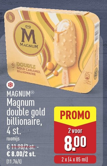 Magnum double gold billionaire, 4st.