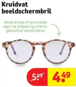 Kruidvat beeldschermbril