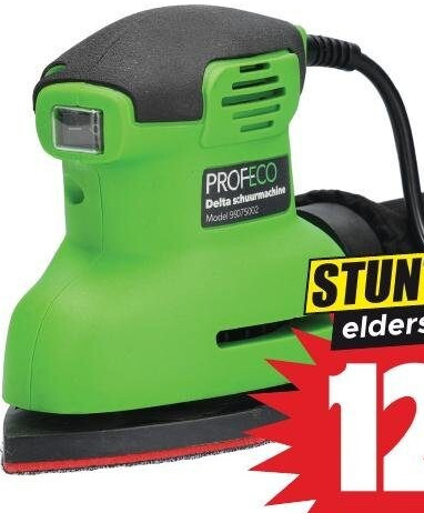 Profeco delta schuurmachine