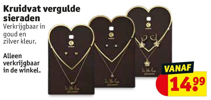 Kruidvat vergulde sieraden