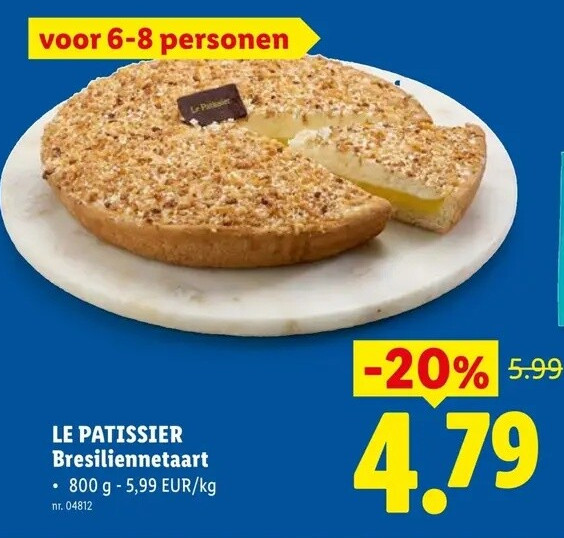 Bresiliennetaart