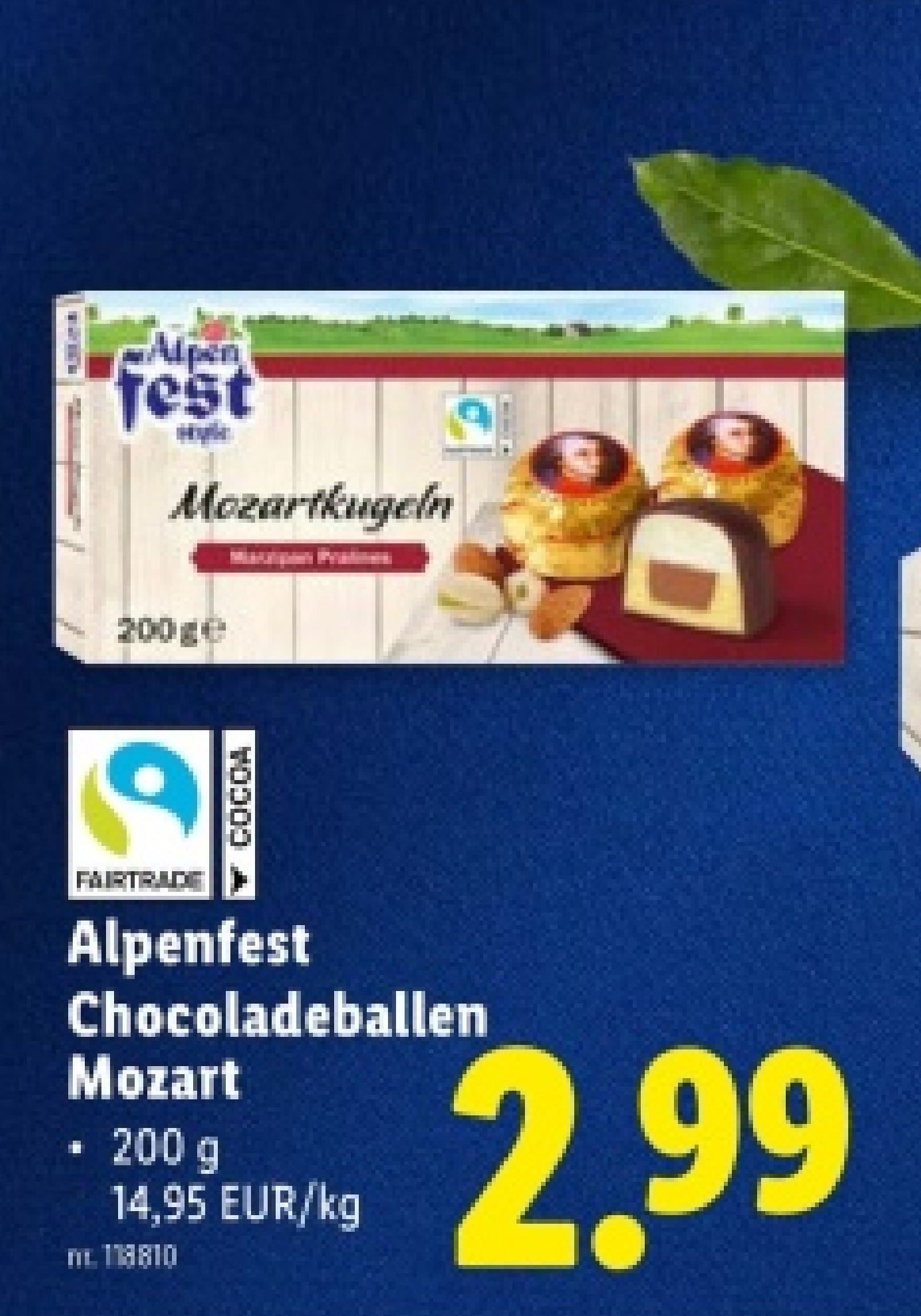 Chocoladeballen Mozart