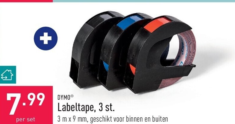 Labeltape, 3 st.