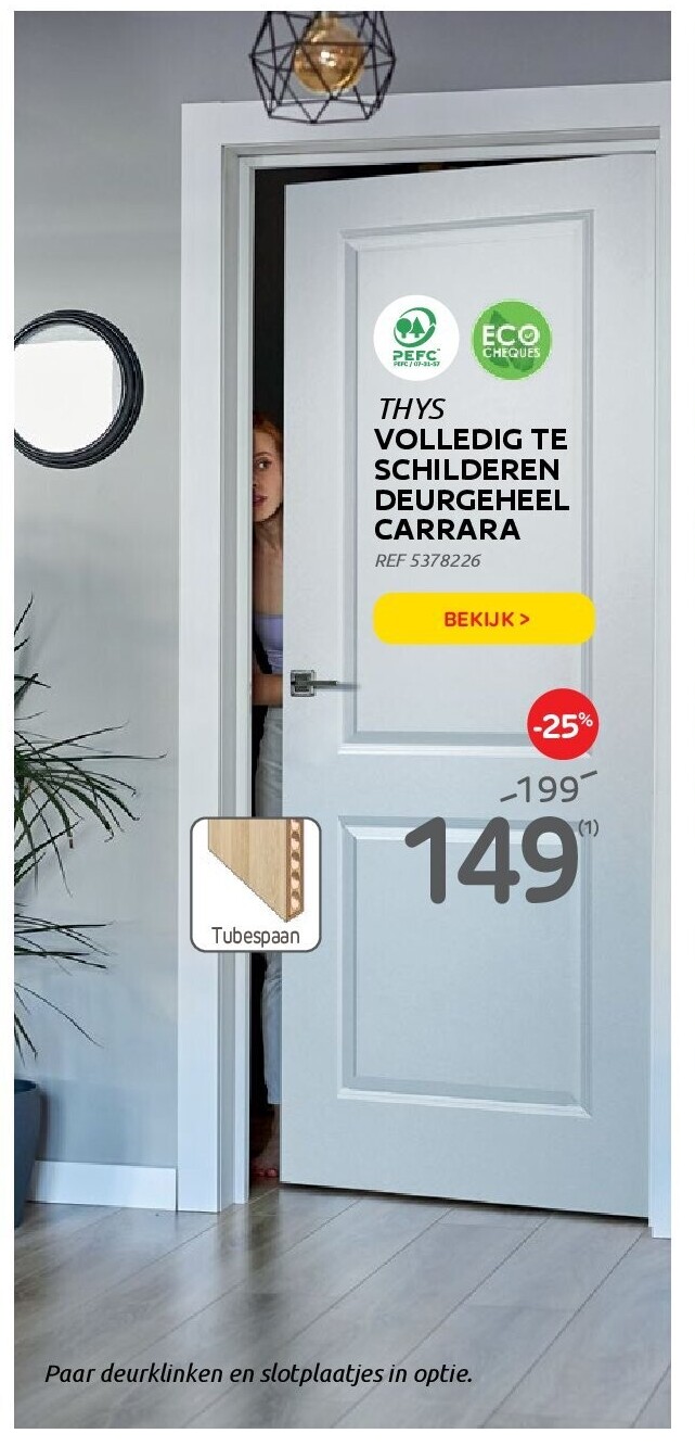 THYS VOLLEDIG TE SCHILDEREN DEURGEHEEL CARRARA