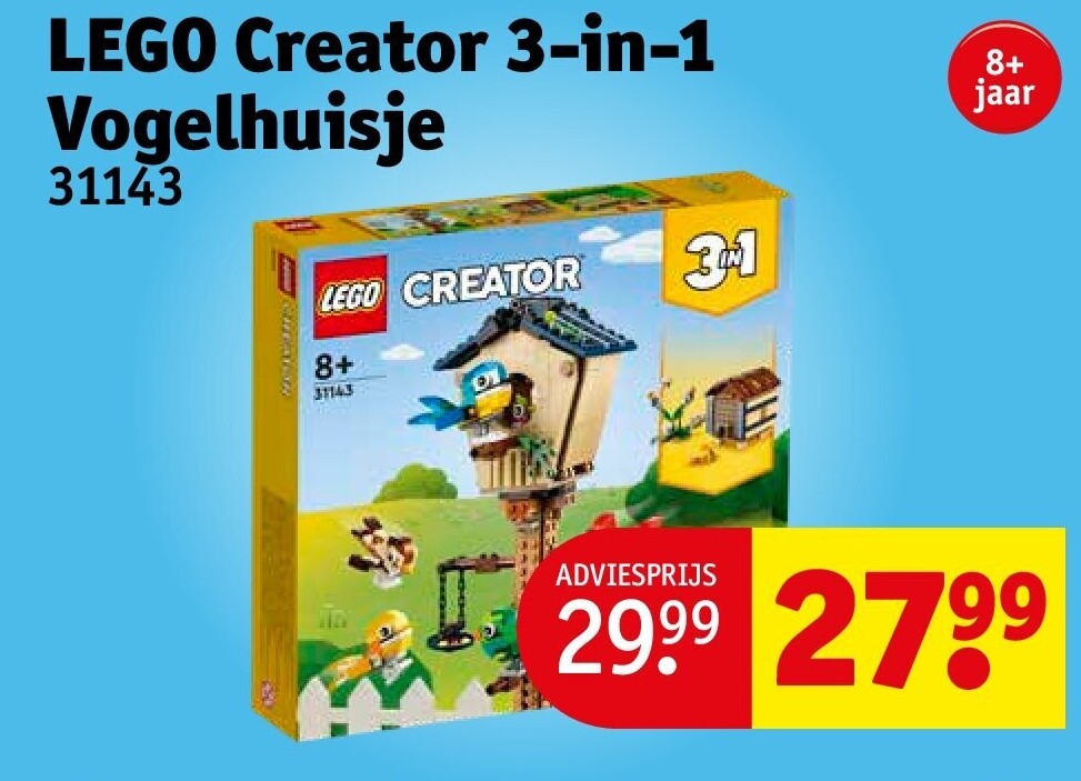 LEGO Creator 3-in-1 Vogelhuisje
