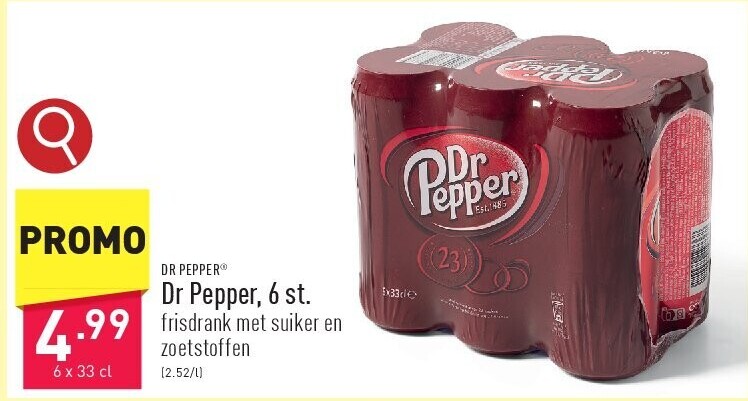 Dr Pepper, 6 st.