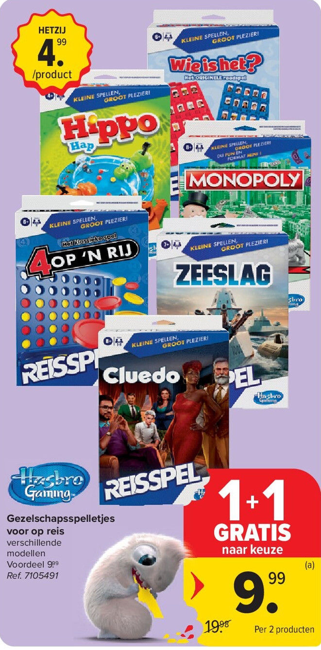 Gezelschapsspelletjes voor op reis