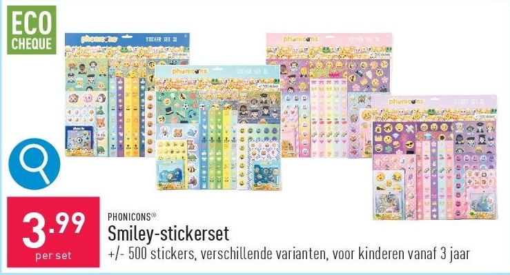Smiley-stickerset