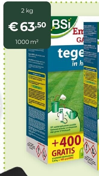 Empress Garden tegen mos in het gazon 2 kg