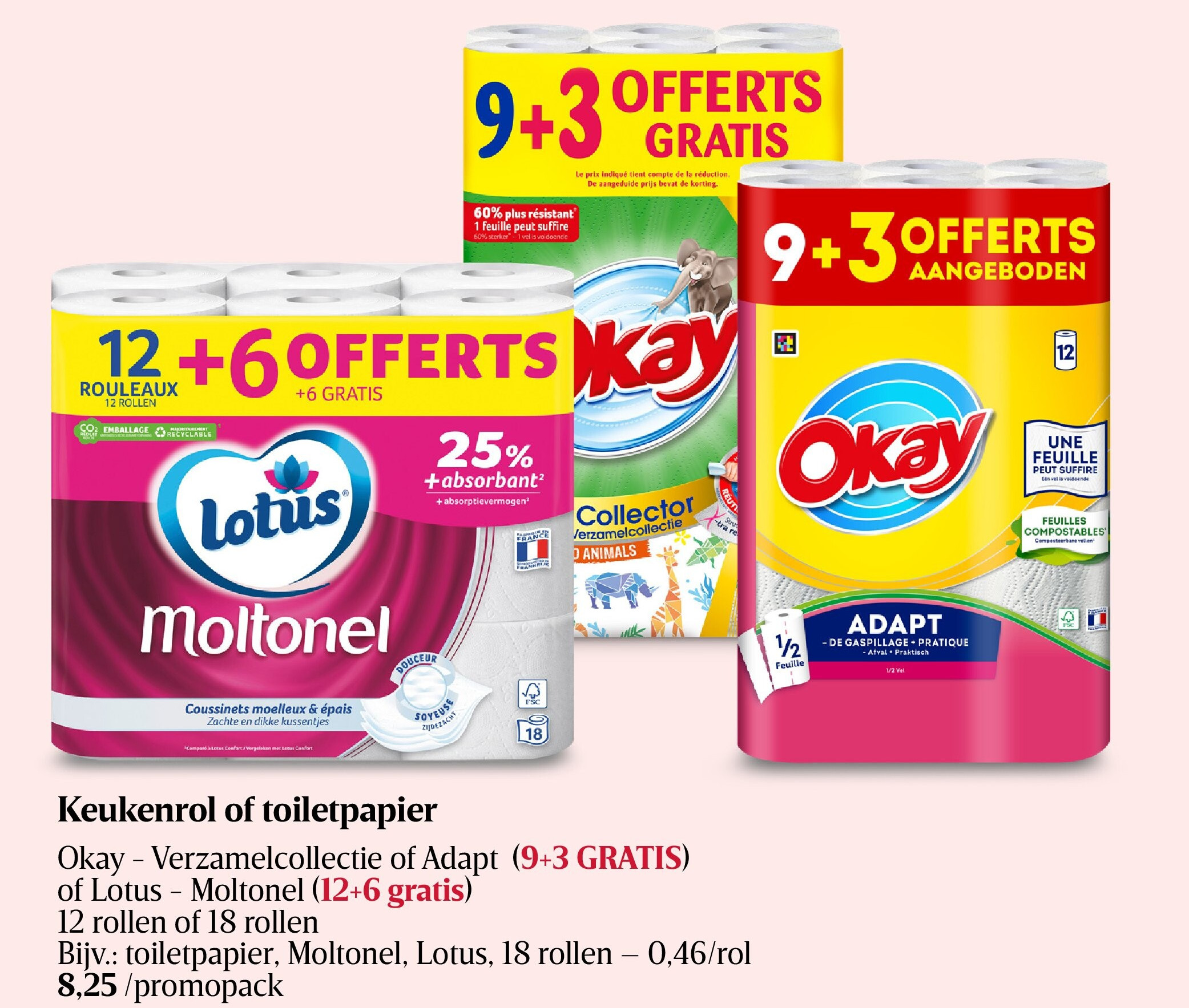 Keukenrol of toiletpapier