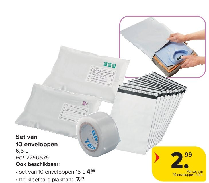 Set van 10 enveloppen