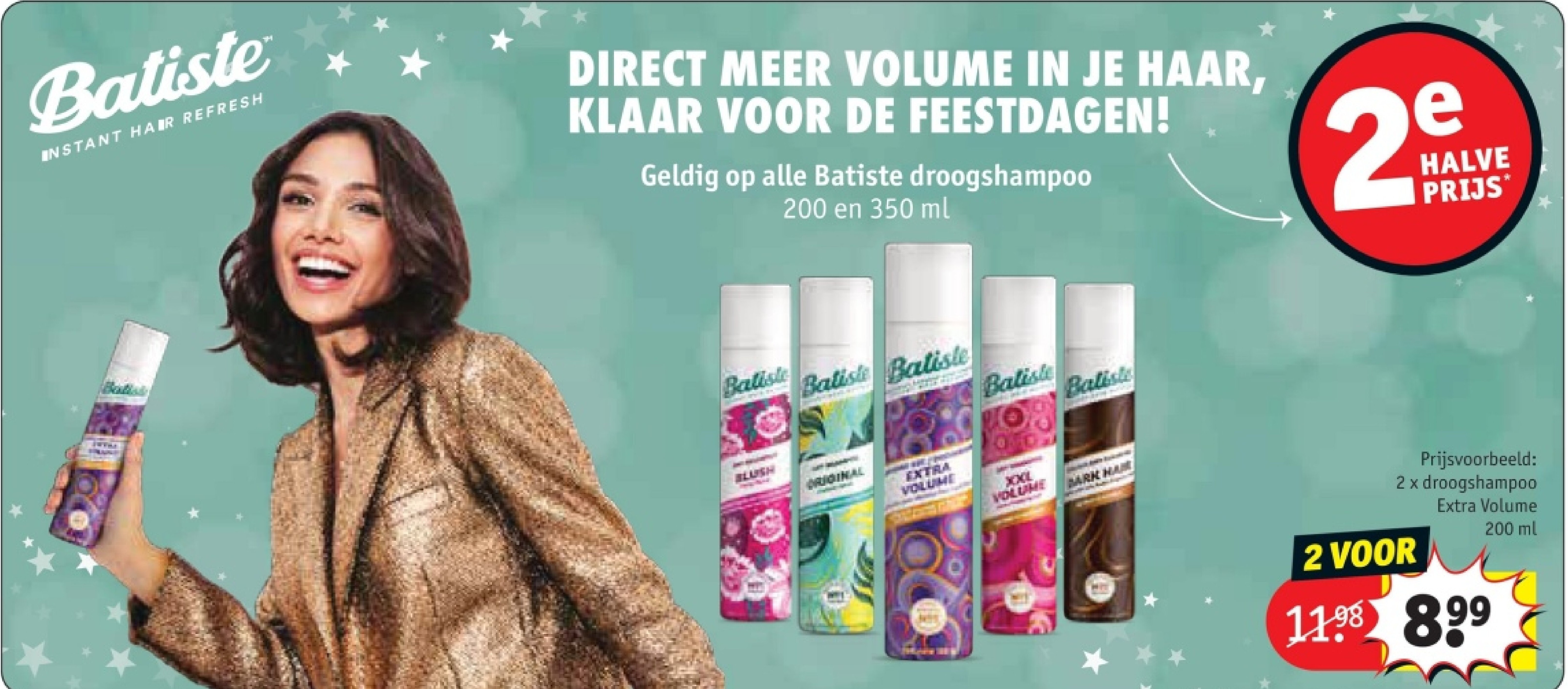 2 x droogshampoo Extra Volume 200 ml