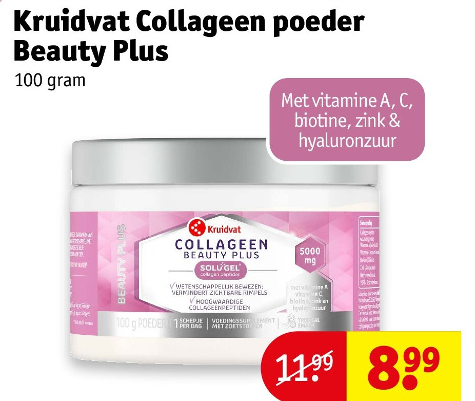 Kruidvat Collageen poeder Beauty Plus 100 gram