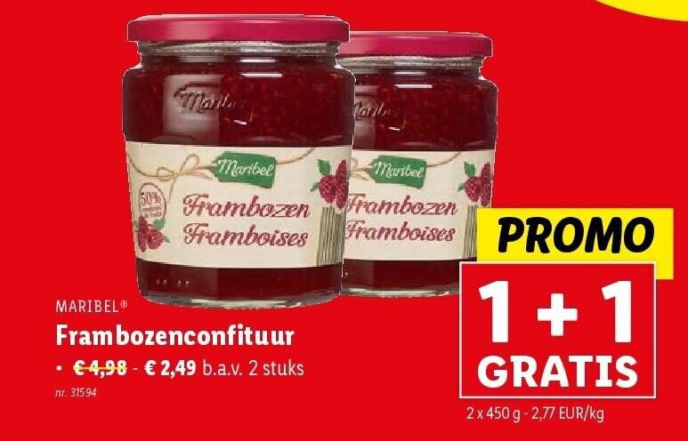 Frambozenconfituur