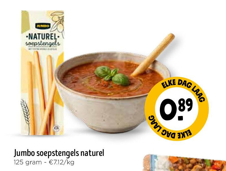 Jumbo soepstengels naturel