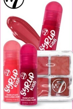 W7 Syrup Kiss en Blur it Blush