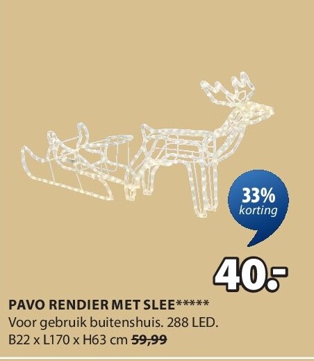 PAVO RENDIER MET SLEE