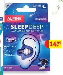 Alpine SleepDeep Slaapoordoppen