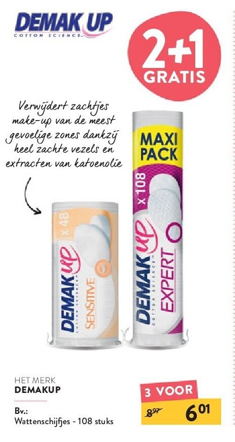 DEMAKUP Wattenschijfjes