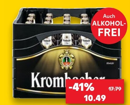 Krombacher Pils oder Radler