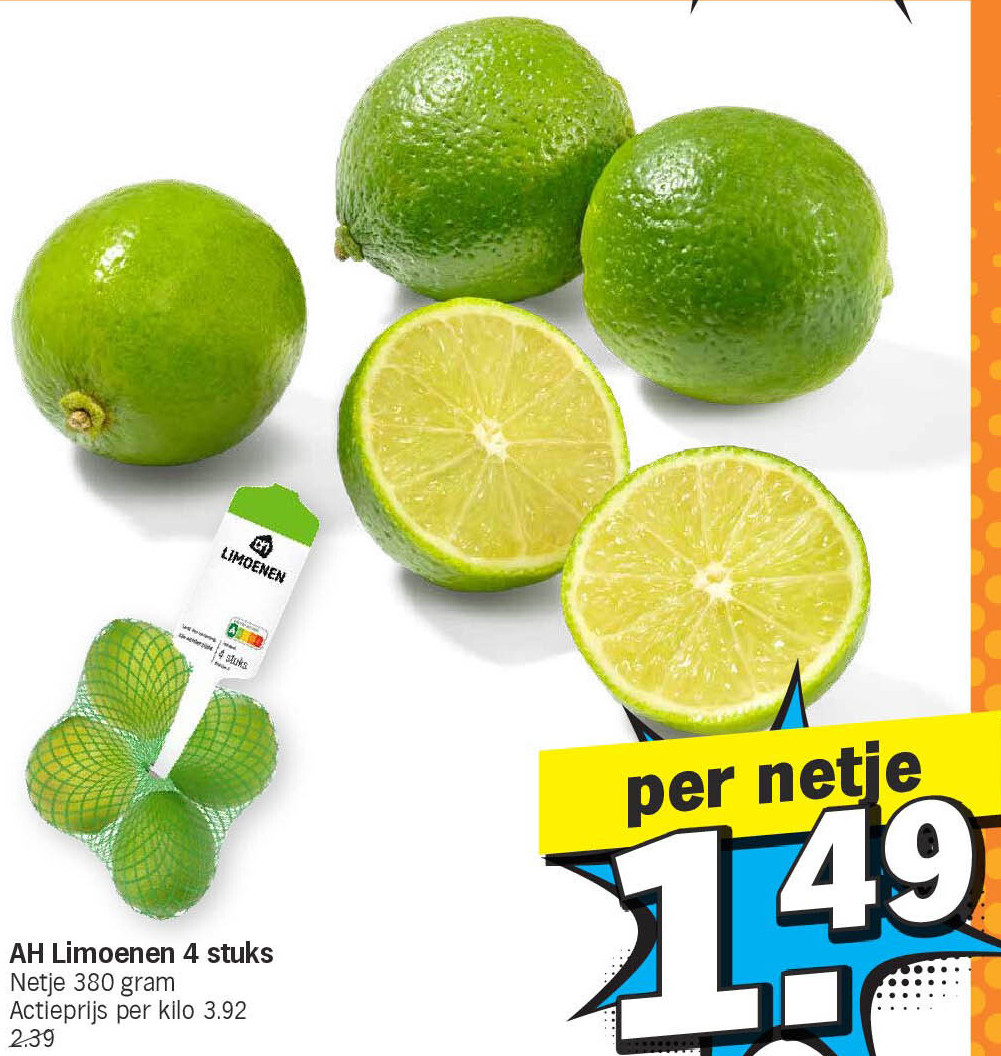 AH Limoenen 4 stuks