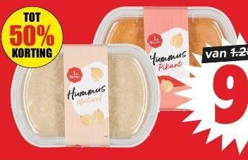 Hummus of groentespread