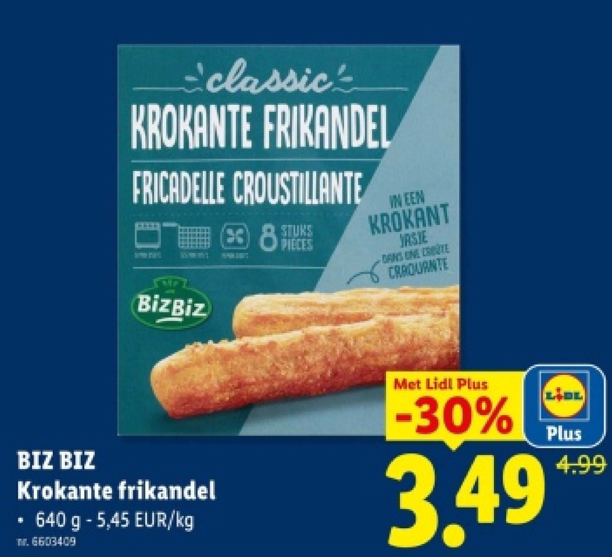 Krokante frikandel