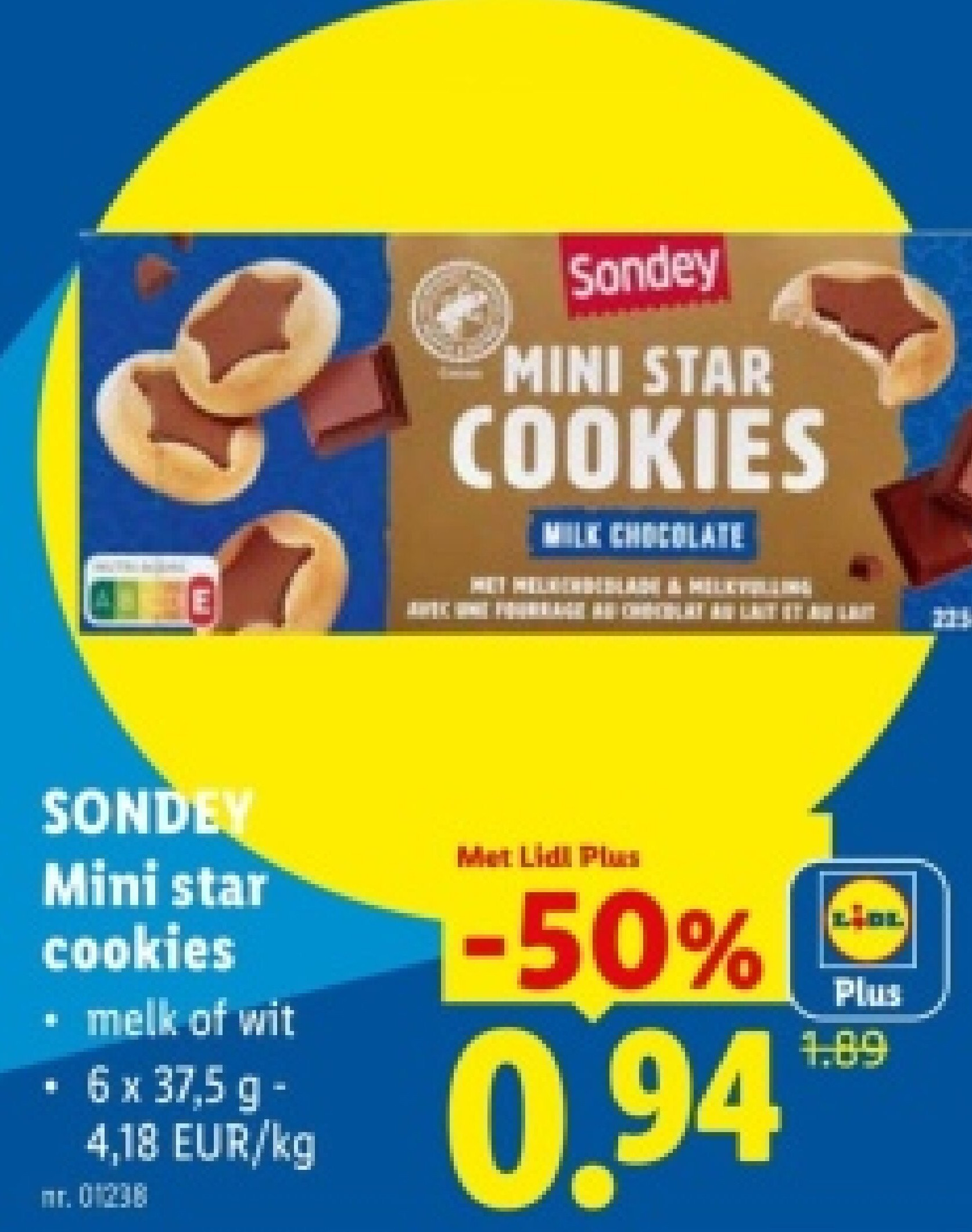 Mini star cookies