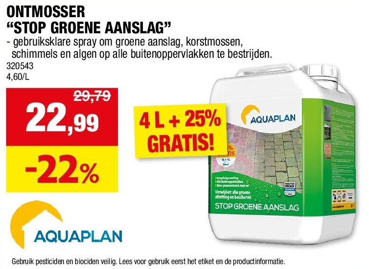 ONTMOSSER “STOP GROENE AANSLAG”