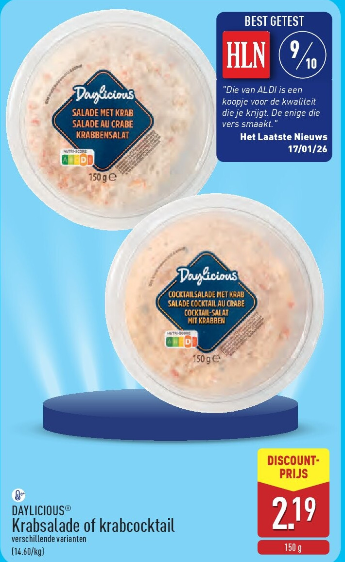 Krabsalade of krabcocktail