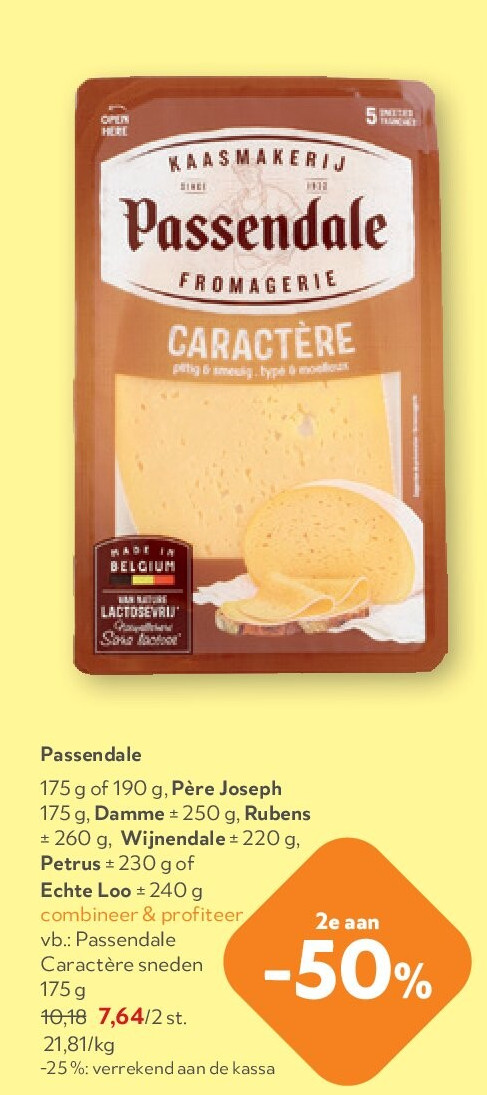 Passendale Caractère sneden 175 g