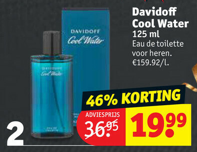 Davidoff Cool Water 125 ml