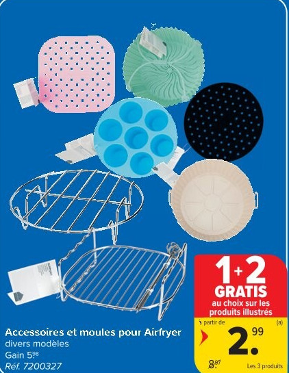 Accessoires et moules pour Airfryer
