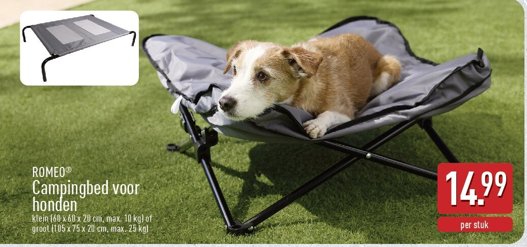 Campingbed voor honden